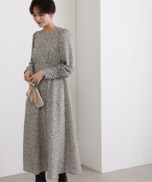 「N.（N. Natural Beauty Basic）」 長袖ワンピース SMALL ブルー系その他 レディース_画像8