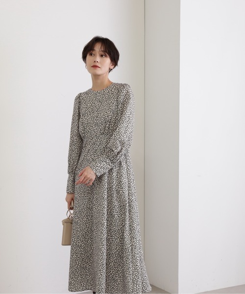 「N.（N. Natural Beauty Basic）」 長袖ワンピース SMALL ブルー系その他 レディース_画像9
