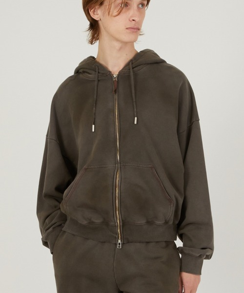 パーカー Pigmented Zipup Hoodie メンズ_5