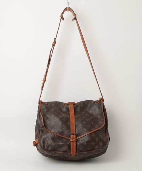 ルイヴィトン　モノグラム　ソミュール35　ショルダーバッグ　ブラウン　茶色 LOUIS VUITTON（ルイ・ヴィトン） モノグラム ソミュール35 ショルダー