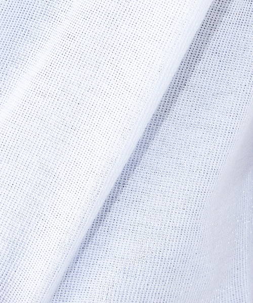 「A/C DESIGN BY ALPHA CUBIC」 7分袖ニットカーディガン M ホワイト レディース_画像8