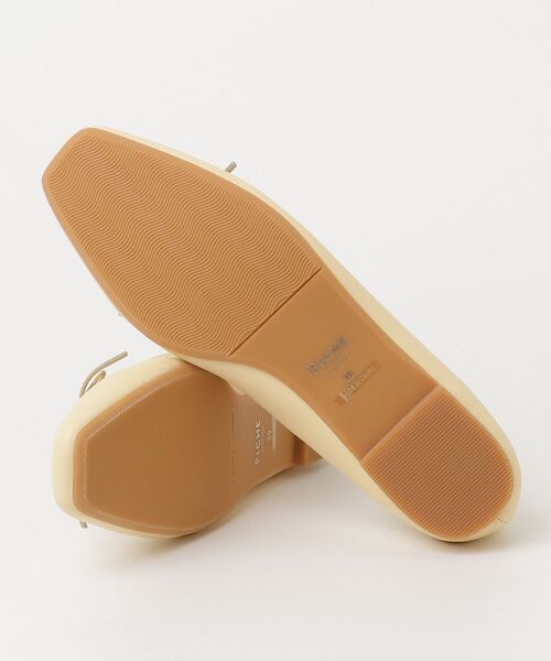 「PICHE ABAHOUSE」 フラットパンプス 39 クリーム レディース_画像3