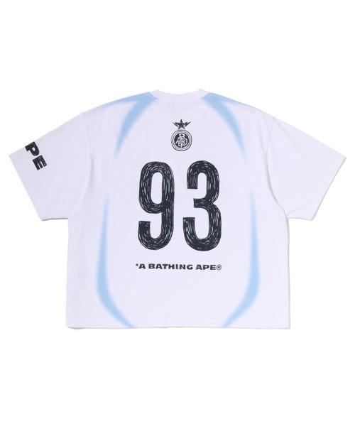 tシャツ HEAVY WASH HAND DRAW FOOTBALL MULTI LOGO RELAXED FIT TEE メンズ レディースの画像
