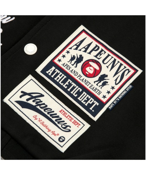 「AAPE BY A BATHING APE」 カーディガン MEDIUM ブラック メンズ_画像3