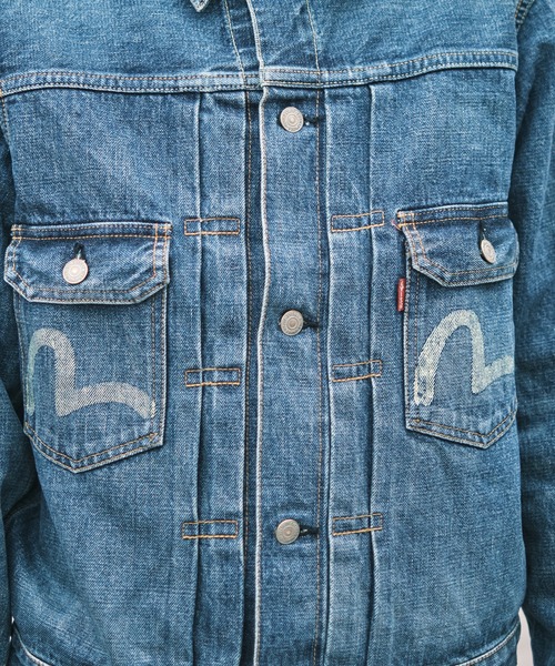 デニムジャケット gジャン  EVISU MIJ TIGER  PRESHRUNK DENIM  JACKET メンズの画像
