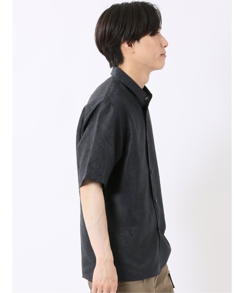 TAKA-Q（タカキュー） シャツ 半袖 シャツ メンズ 半袖 ペイズリー