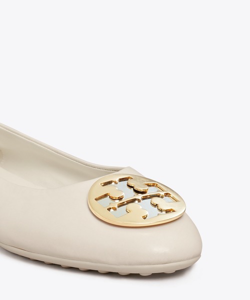 Tory Burch フラット パンプス 白US8M 約 25cm 超美品 TORY BURCH（トリーバーチ） フラットパンプス 7 アイボリー