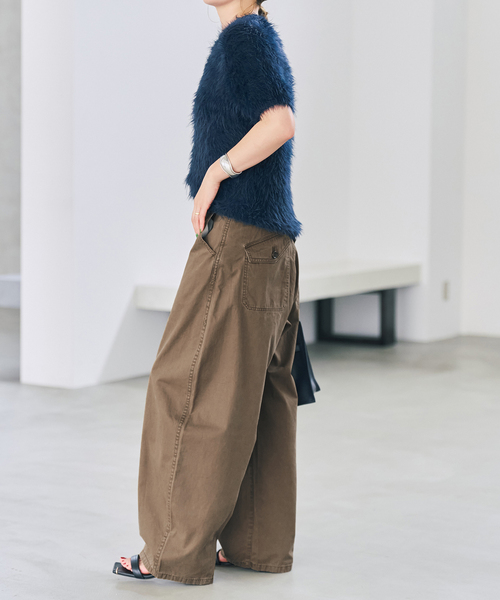 Spick＆Span（スピック アンド スパン） ワイドパンツ チノパン