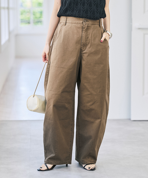 オールド vintage シーピーカンパニー ワイドチノ レディース パンツ Spick＆Span（スピック アンド スパン） ワイドパンツ チノパン