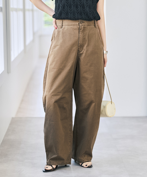 Spick and spanチノワイドパンツ38 Spick＆Span（スピック アンド スパン） ワイドパンツ チノパン