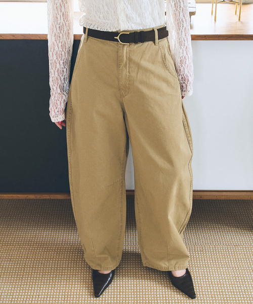 Spick＆Span（スピック アンド スパン） ワイドパンツ チノパン
