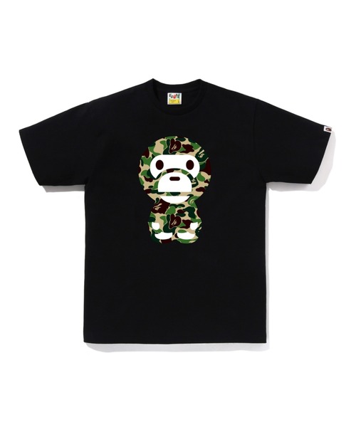 未使用品　アベイシングエイプ Tシャツ S カモ柄 エイプヘッド ユニセックス A BATHING APE（アベイシングエイプ） tシャツ ABC CAMO BIG BABY MILO