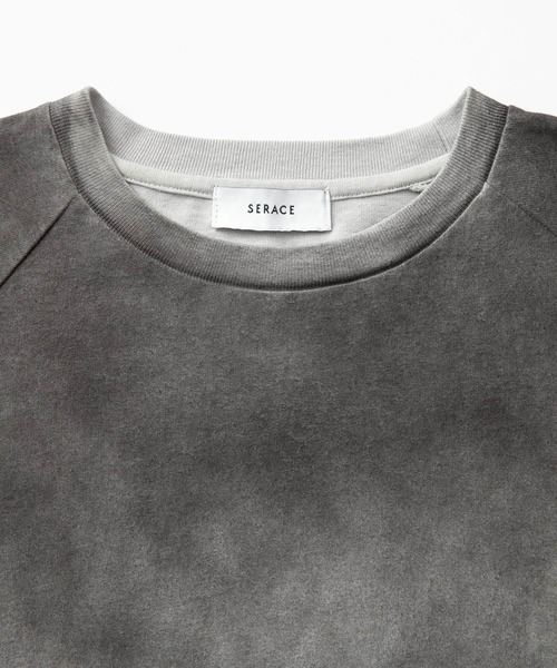 「SERACE」 長袖Tシャツ M ブラック メンズ_画像5