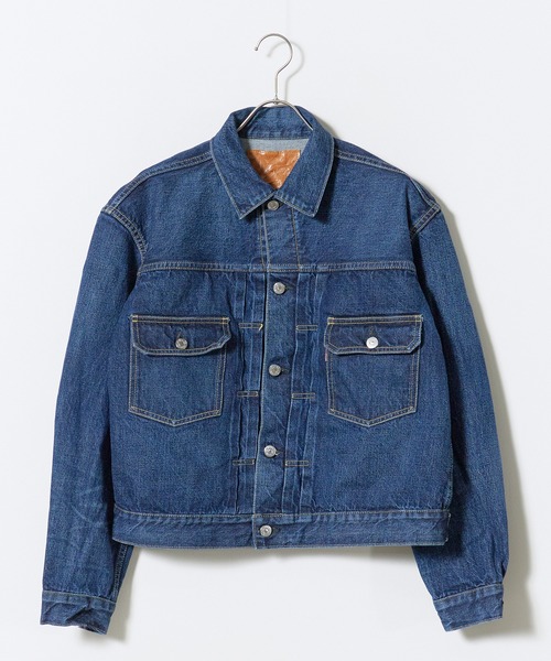 REMIX RELIEF ダークブルー デニムジャケット REMI RELIEF（レミ レリーフ） デニムジャケット gジャン 13oz 1954XX