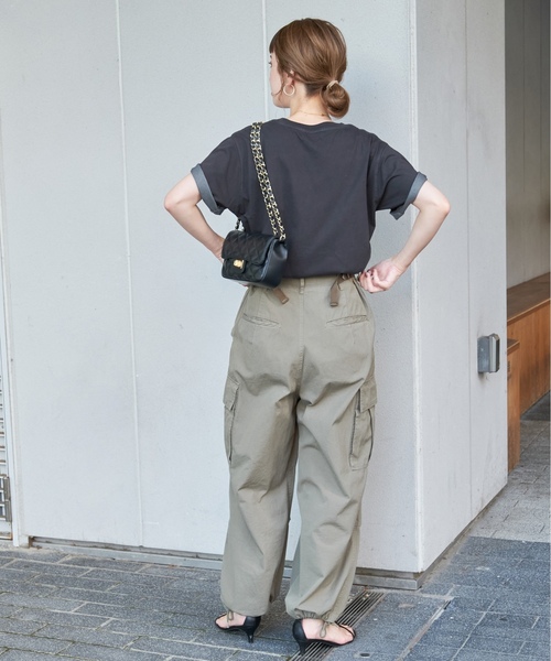 「B.C STOCK」 「Simplicite」半袖Tシャツ FREE ホワイト レディース_画像5