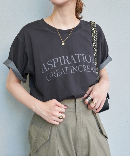 「B.C STOCK」 「Simplicite」半袖Tシャツ FREE ホワイト レディース_画像9