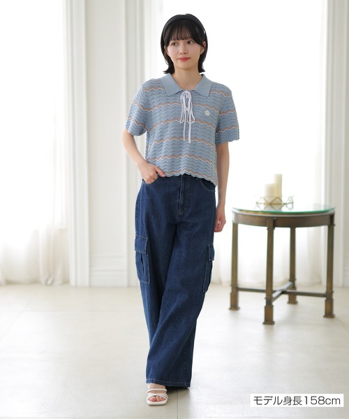 MARY QUANT（マリークヮント） ワイドパンツ ジーンズ デニム デニム 