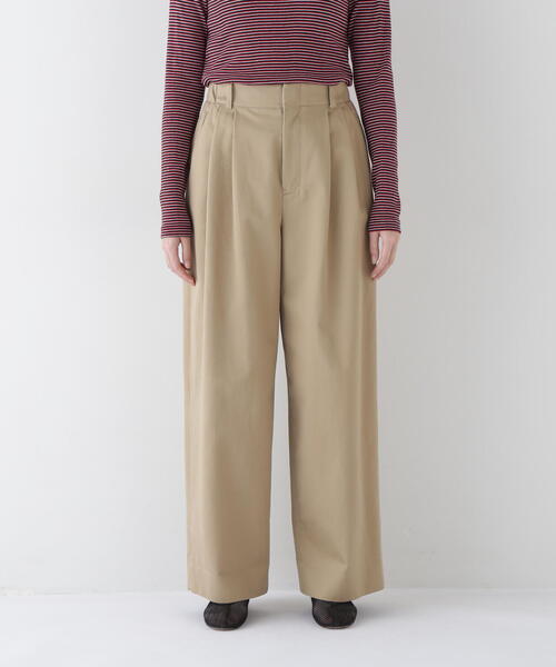 「human woman」 チノパンツ MEDIUM ベージュ レディース_画像5