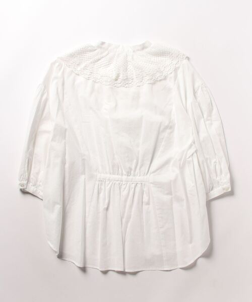 「haupia」 7分袖ブラウス MEDIUM オフホワイト レディース_画像7