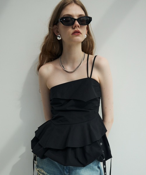 JOSE MOON（ジョゼムーン） ASSYMMETRY CAMI BUSTIER/アシンメトリー