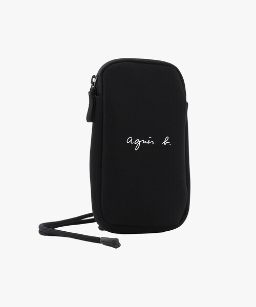 【新品・未使用】agnes b. アニエスベー ショルダーバッグ ポーチ付き agnes b.（アニエスベー） ショルダーバッグ FREE ブラック レディース