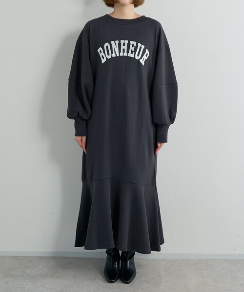 「un dix cors」 長袖ワンピース SMALL ネイビー レディース_画像2