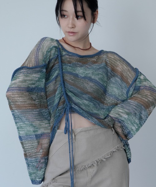C.E（シーイー） セーター ニット cavempt DBL KNIT SHORT SLEEVE CREW