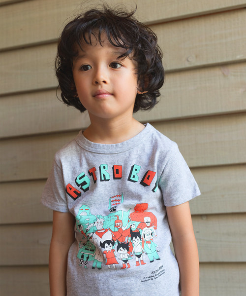 DILASH tシャツ 天竺 アトム全員集合Tシャツ キッズ 子供服