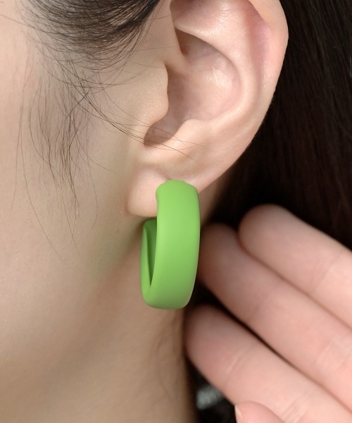 Fun & Daily（ファンアンドデイリー） ピアス F＆D : マットカラー