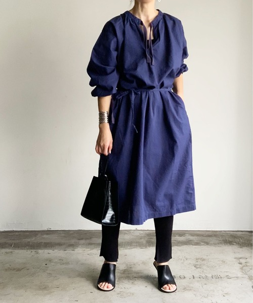 MONT KEMMEL シャツワンピース ST:MONT KEMEL SMOK DRESS/モンケメル  