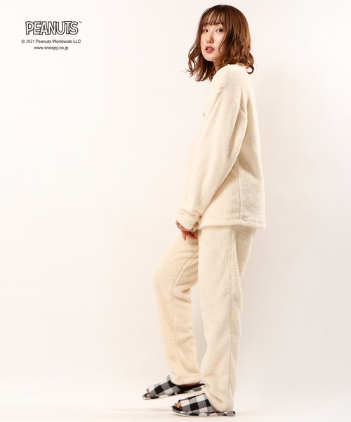 PEANUTS スヌーピー ルームウェアセット aimerfeel（エメフィール） パジャマ ルームウェア PEANUTS スヌーピー