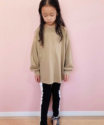 THE CASUAL 無地 ボリューム袖 チュニック キッズ 子供服 女の子