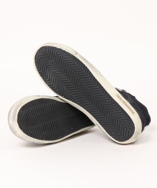 スニーカー GOLDEN GOOSE Francy sneakers navy suede-white leather star メンズの画像