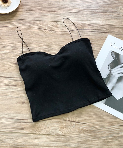 Revo. キャミソール 「パッド取り外し可」スパゲッティストラップ