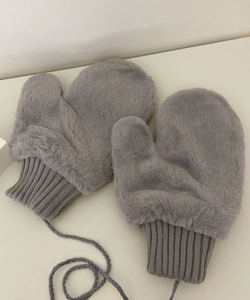 DAY CLOSET 手袋 レディース 裏起毛ミトン手袋 レディース : ZOZOTOWN