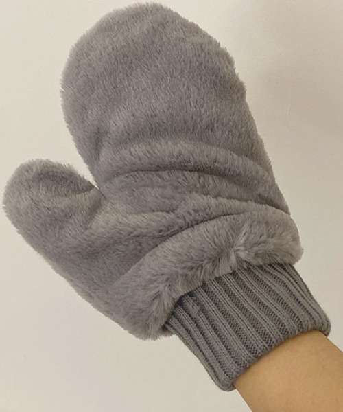 DAY CLOSET 手袋 レディース 裏起毛ミトン手袋 レディース : ZOZOTOWN