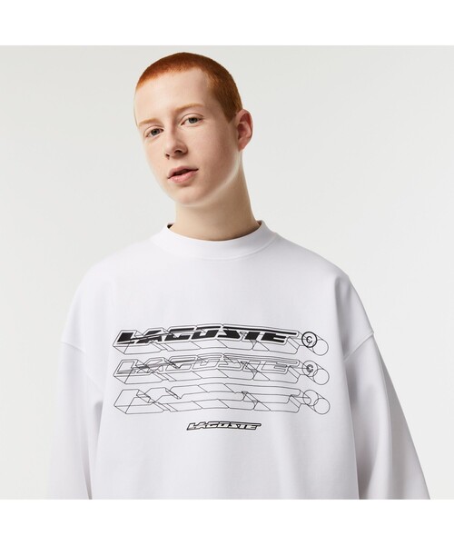 ラコステ LACOSTE テックスウェットクルーネックプルオーバー