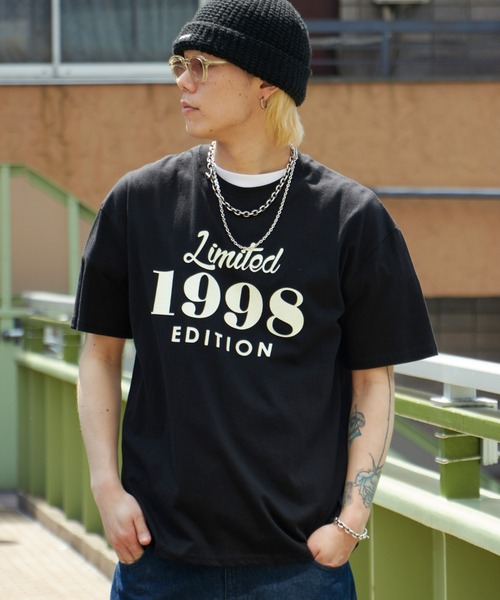 NO NEED tシャツ 1998レトロデザイン ビッグシルエット カラーT