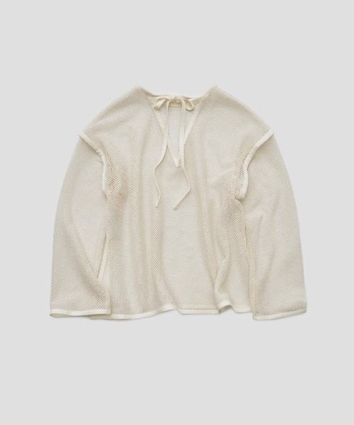tシャツ 「STUDIOUS/ステュディオス」オーバーサイズ2WAYメッシュプルオーバー レディース STUDIOUS tシャツ 「STUDIOUS/ステュディオス」オーバーサイズ