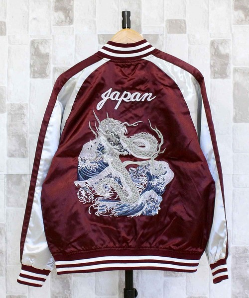 TopIsm（トップイズム） スカジャン スカジャン 狼，芸者，単龍，銀龍