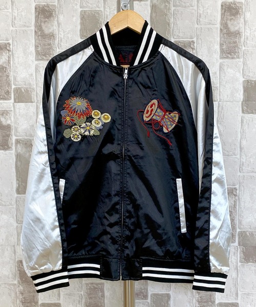 TopIsm（トップイズム） スカジャン スカジャン 狼，芸者，単龍，銀龍