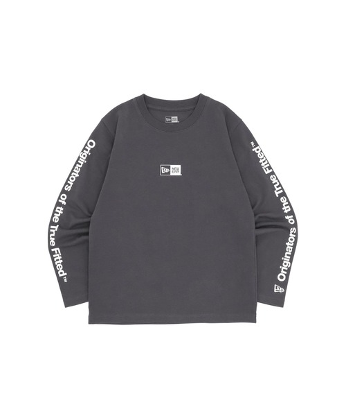 NEW ERA（ニューエラ） tシャツ ニューエラキッズ 長袖Tシャツ 袖ロゴ