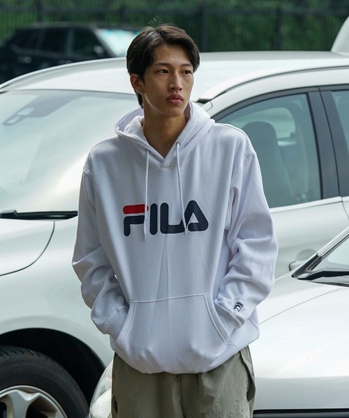 FILA パーカー 「FILA/フィラ」デカロゴプリント 裏起毛