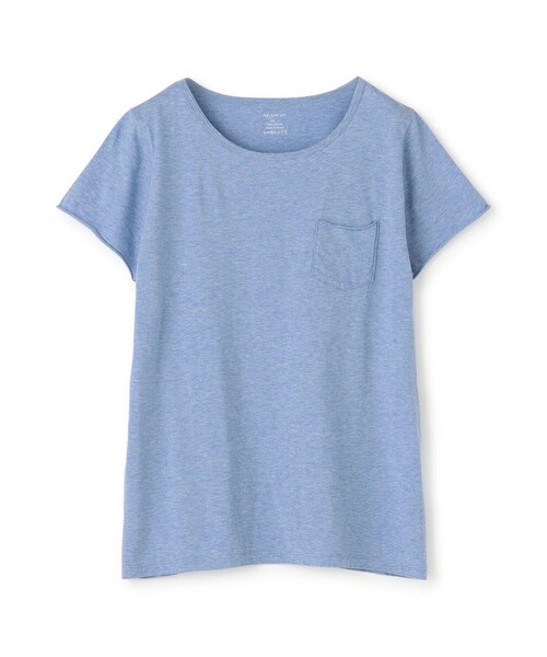 tシャツ スムージーコットン クルーネックハーフスリーブ レディース GALERIE VIE tシャツ スムージーコットン クルーネックハーフ