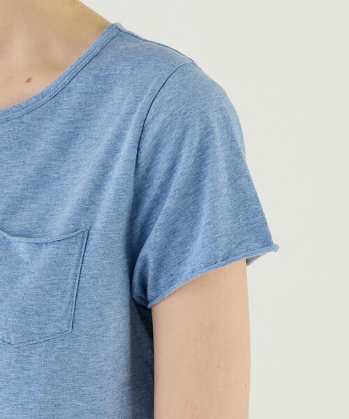 tシャツ スムージーコットン クルーネックハーフスリーブ レディース GALERIE VIE tシャツ スムージーコットン クルーネックハーフ
