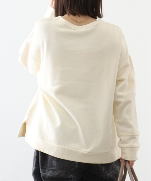 トレーナー スウェット EMAGO 北欧ロゴ刺繍プルオーバー レディース Emago トレーナー スウェット EMAGO 北欧ロゴ刺繍プルオーバー