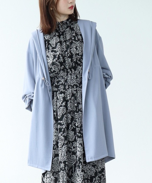 レディースコート マルチウェイポンチョ風ミドルコート - ジャケット/アウター通販