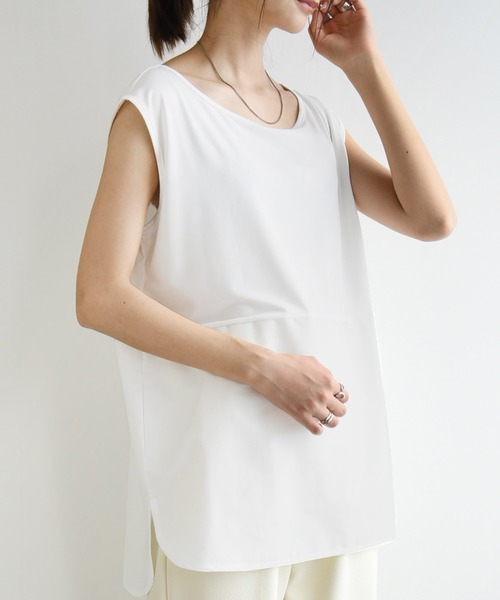 UN3D.（アンスリード） タンクトップ ノースリーブ IRREGULAR PARTS KT