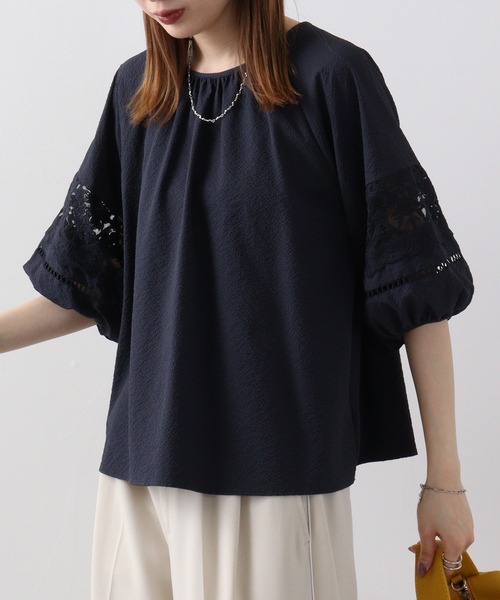 tシャツ Eglantine 袖レースブラウス レディース