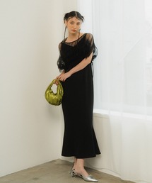 ANDRESD ドレス volume soft tulle dress ボリュームソフト